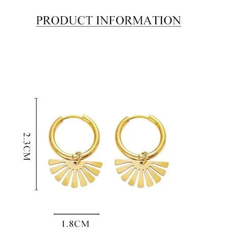 Fashion Stainless Steel Hoop Earrings: Timeless Elegance & Durability