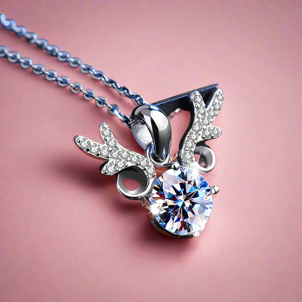 Moissanite Deer Diamond Necklace: A Captivating Symbol of Love