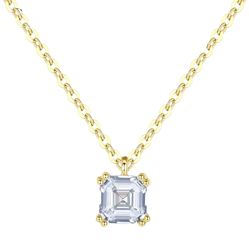 Gold Plated Square Pendant Necklace: Timeless Elegance for Every Occasion