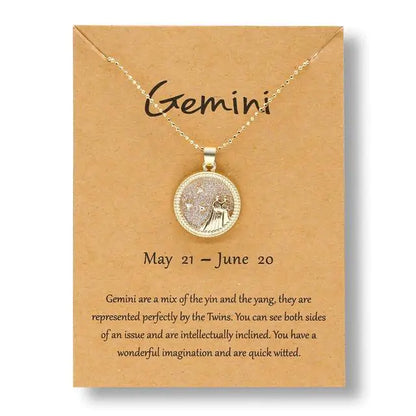 Zotar Zodiac Sign Necklace: Embrace Your Cosmic Identity