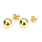 Stainless Steel Ball Stud Earrings: Elegance in Simplicity