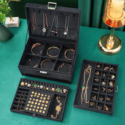 Velvet Jewelry Organizer Box: A Touch Of Sophistication