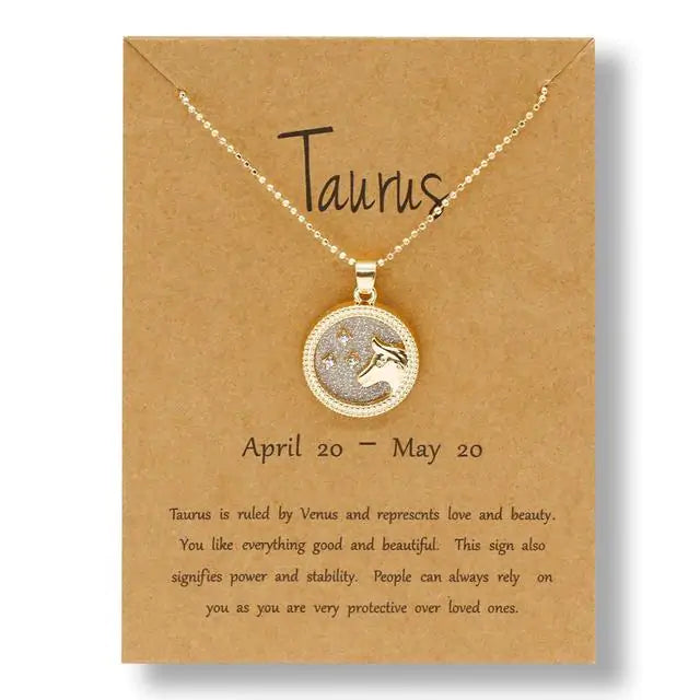 Zotar Zodiac Sign Necklace: Embrace Your Cosmic Identity