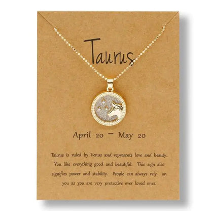 Zotar Zodiac Sign Necklace: Embrace Your Cosmic Identity