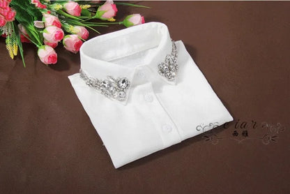 Timeless Elegance at Your Fingertips: Vintage White Detachable Collar