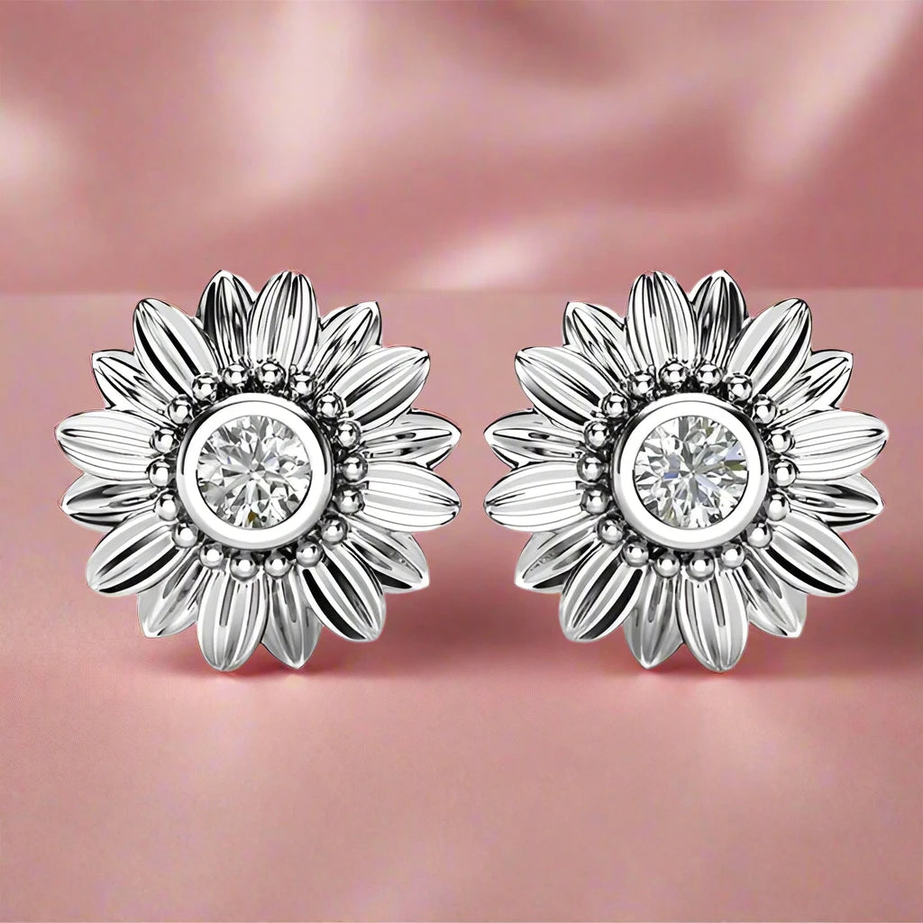 Sunflower Stud Earrings: A Touch of Sunshine for Your Style