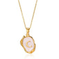 Vibrant Initial Pendant Necklace: Where Style Meets Sparkle