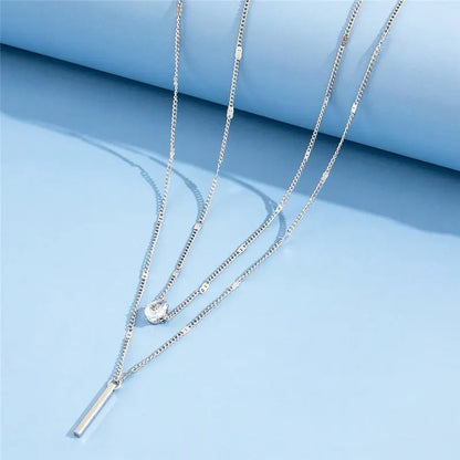 Square Crystal Necklace Set: A Modern Twist on Classic Elegance