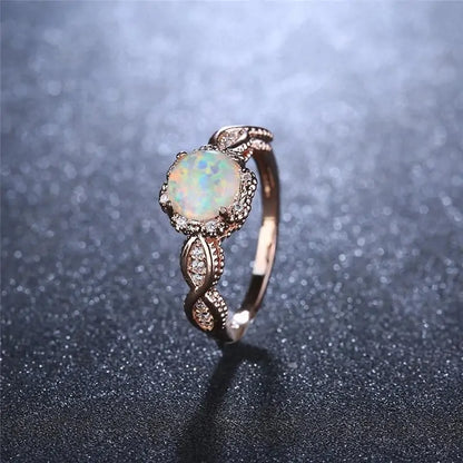 Rainbow Opal Ring: A Dazzling Touch of Magic