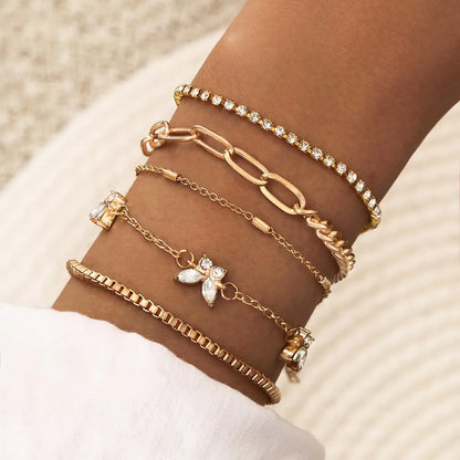 Trendy Chain Bracelet Set: Modern Sophistication Meets Bold Style