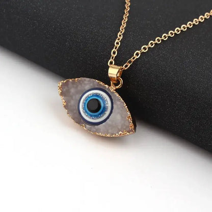 Turkish Evil Eye Pendant Necklace: A Bohemian Charm with Protection