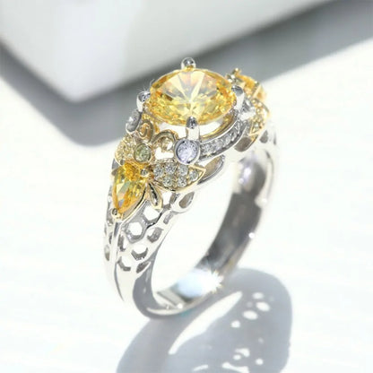 Queen Bee Ring: Regal Charm and Timeless Elegance