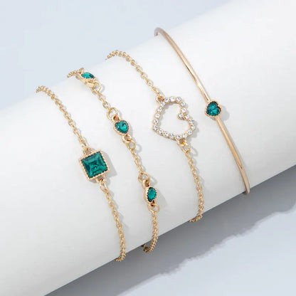 Inlaid Bracelet Jewelry Set: Timeless Sophistication, Meticulous Craftsmanship