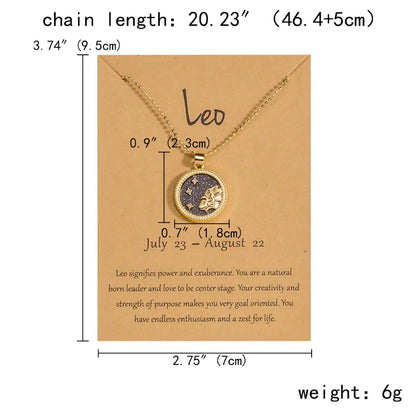 Zotar Zodiac Sign Necklace: Embrace Your Cosmic Identity