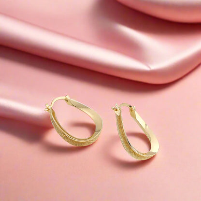 Statement Geometric Hoop Earrings: Bold and Elegant