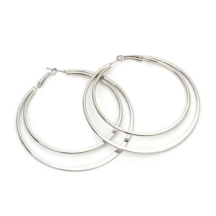 Big Hoop Circle Earrings: Bold Elegance, Contemporary Twist