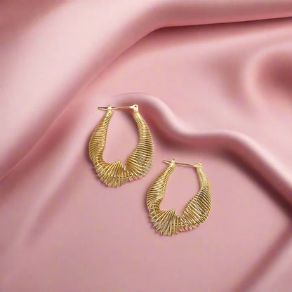 Statement Geometric Hoop Earrings: Bold and Elegant