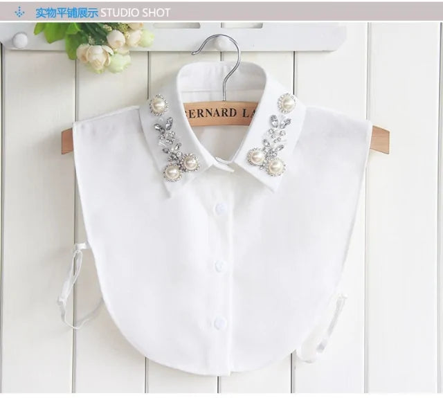 Timeless Elegance at Your Fingertips: Vintage White Detachable Collar