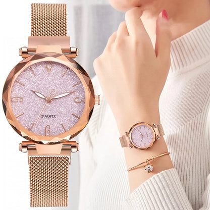 Rose Gold Watch: Seamless Transition From Day To Night