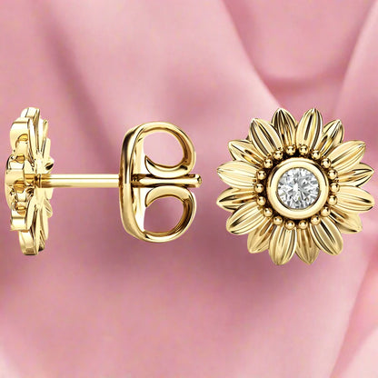 Sunflower Stud Earrings: A Touch of Sunshine for Your Style