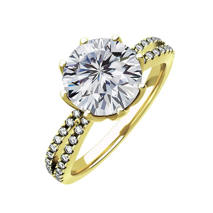 18K Gold Setting Moissanite Ring: A Symbol of Eternal Love