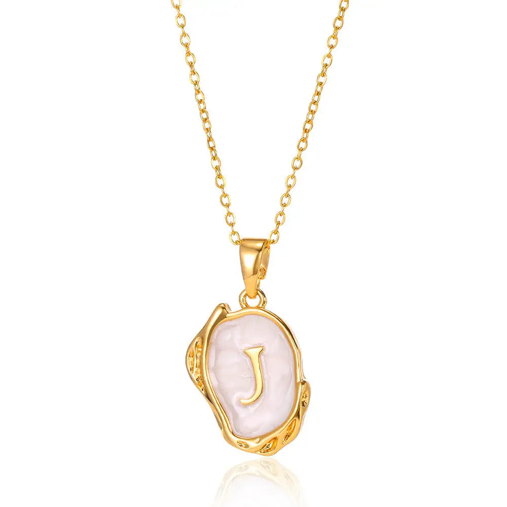 Vibrant Initial Pendant Necklace: Where Style Meets Sparkle