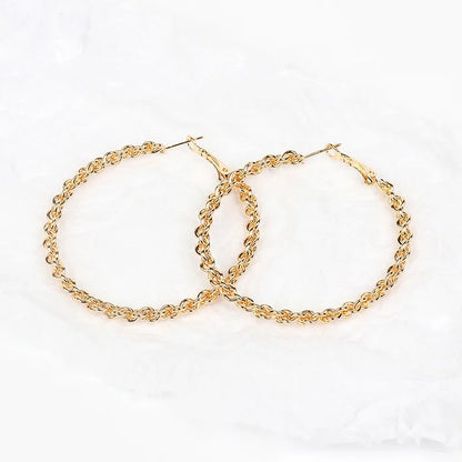 Big Hoop Circle Earrings: Bold Elegance, Contemporary Twist