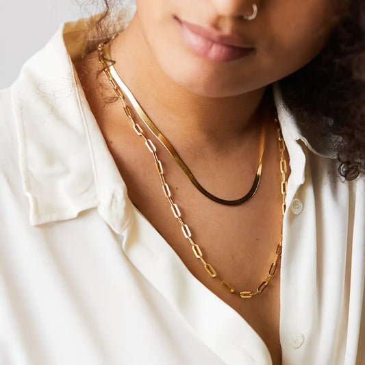 Paperclip Stainless Steel Necklace: Effortless Elegance for Every Occasion