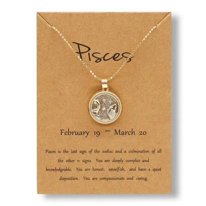 Zotar Zodiac Sign Necklace: Embrace Your Cosmic Identity