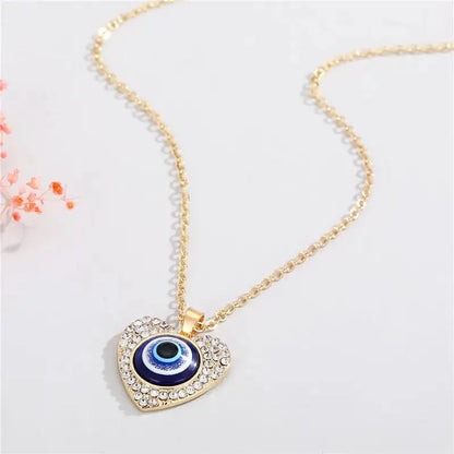 Turkish Evil Eye Pendant Necklace: A Bohemian Charm with Protection