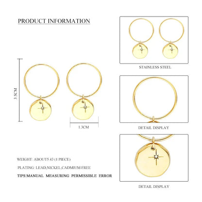 Circle Dangle Earrings: Timeless Elegance for Every Occasion