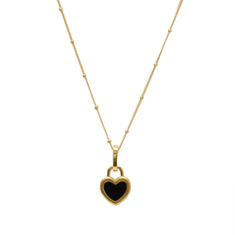 Double-Sided Heart Pendant Necklace: A Timeless Token of Love