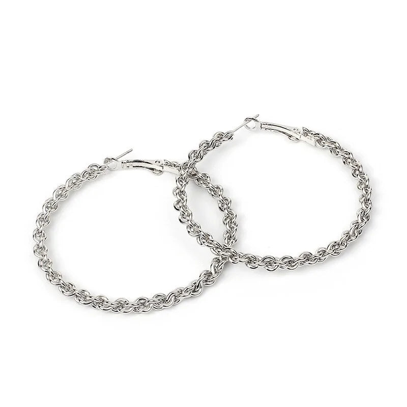 Big Hoop Circle Earrings: Bold Elegance, Contemporary Twist