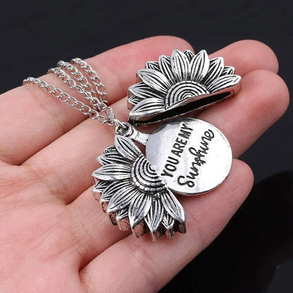 Hidden Message Sunflower Necklace: A Personal Touch to Brighten Your Style