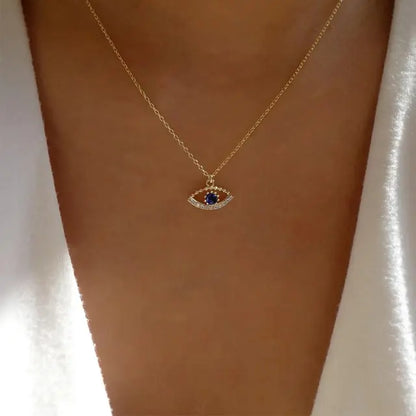 Blue Evil Eye Charm Necklace: A Symbol of Protection and Glamour