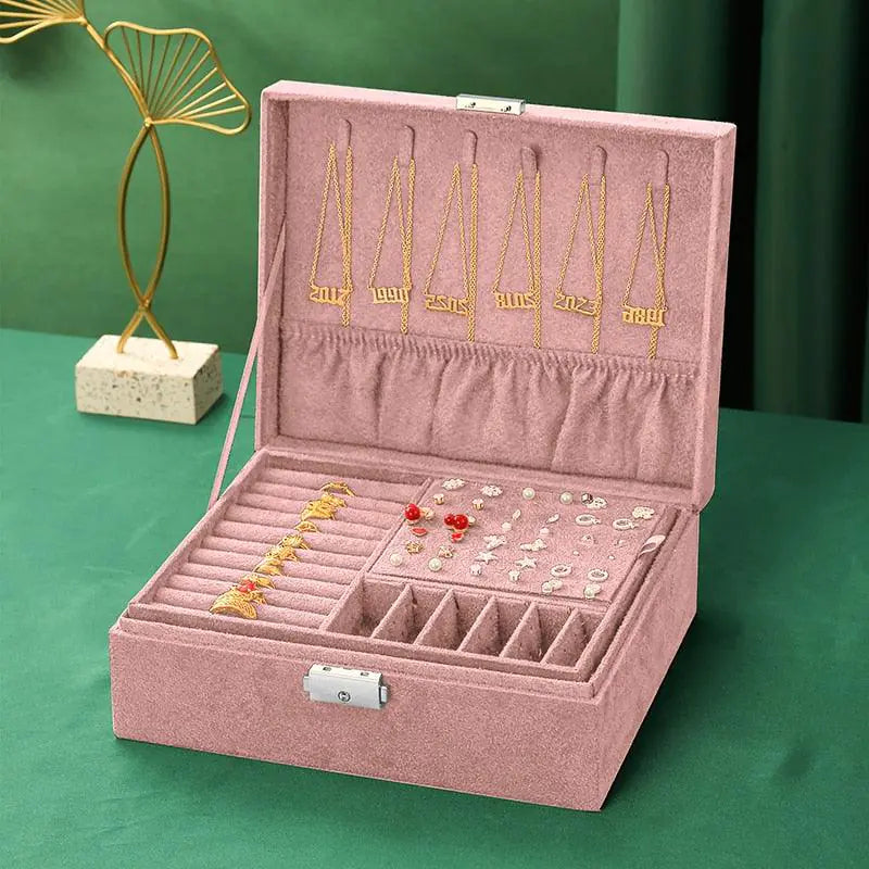 Velvet Jewelry Organizer Box: A Touch Of Sophistication