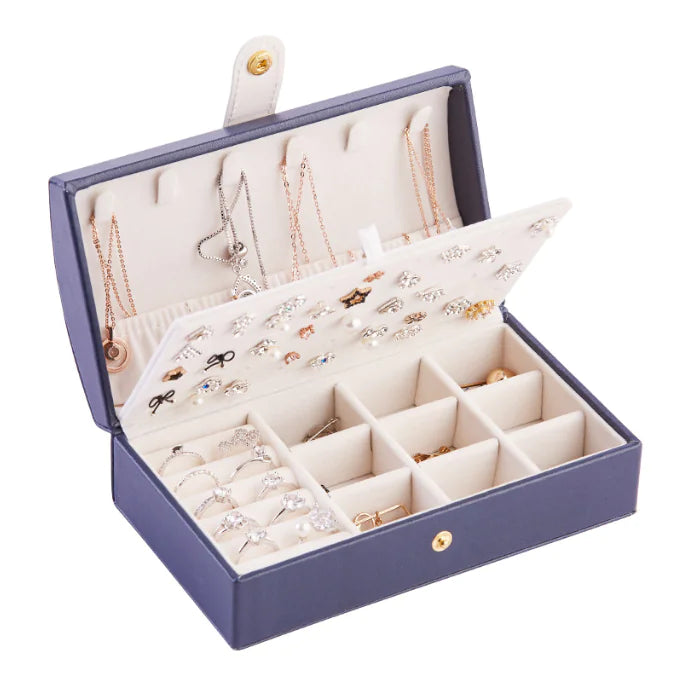 Gleeft® Double Layer Jewelry Box: Safe And Stylish