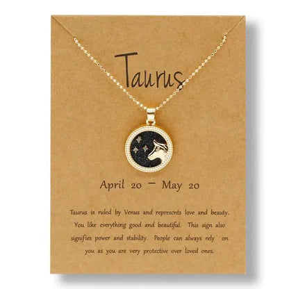 Zotar Zodiac Sign Necklace: Embrace Your Cosmic Identity