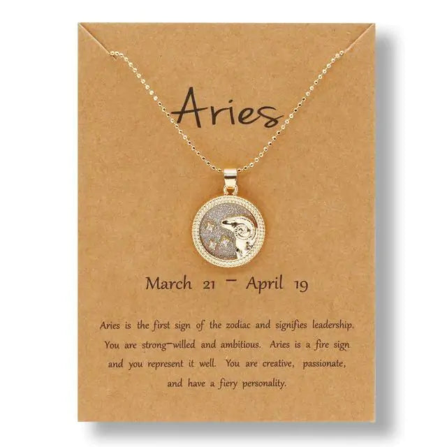 Zotar Zodiac Sign Necklace: Embrace Your Cosmic Identity