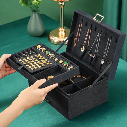 Velvet Jewelry Organizer Box: A Touch Of Sophistication