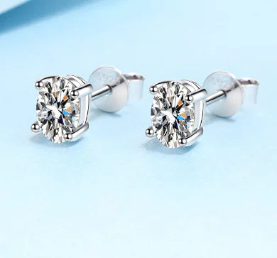 Moissanite Stud Earrings: Timeless Radiance in Every Detail