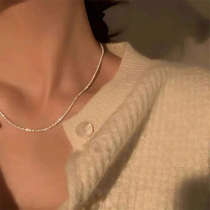 Exquisite Clavicle Chain Necklace: Timeless Elegance