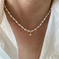 Beaded Rice Pearl Choker Necklace: A Touch of Sophistication and Grace