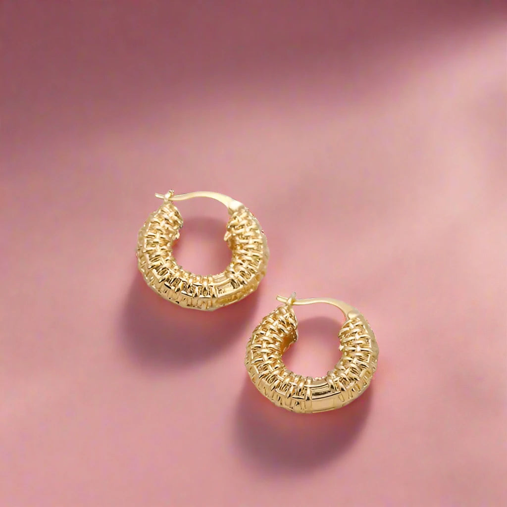 Statement Geometric Hoop Earrings: Bold and Elegant