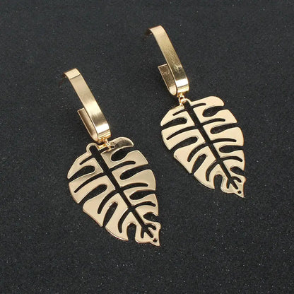 Golden Leaf Dangle Earrings: Timeless Elegance for Every Occasion