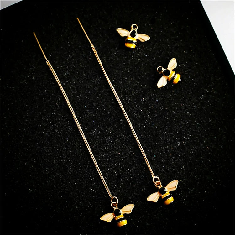 Pendientes de abeja delicados: elegancia sutil con un toque caprichoso