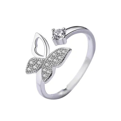 Silver Butterfly Ring: A Symbol of Grace and Transformation