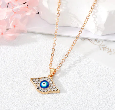 Crystal Turkish Eye Necklace: A Symbol of Protection and Elegance