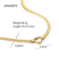 Gold Plated Cuban Link Heart Necklace: Grace Meets Modern Sophistication