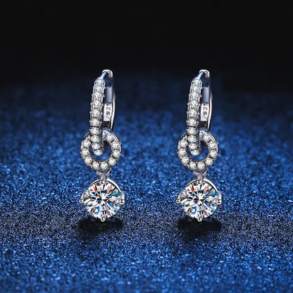 Moissanite Drop Earrings: Unmatched Brilliance and Sophistication